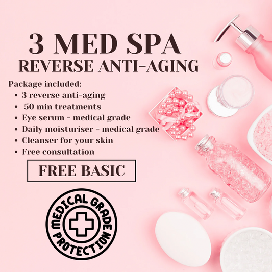 3 reverse anti aging package + medical grade basic products